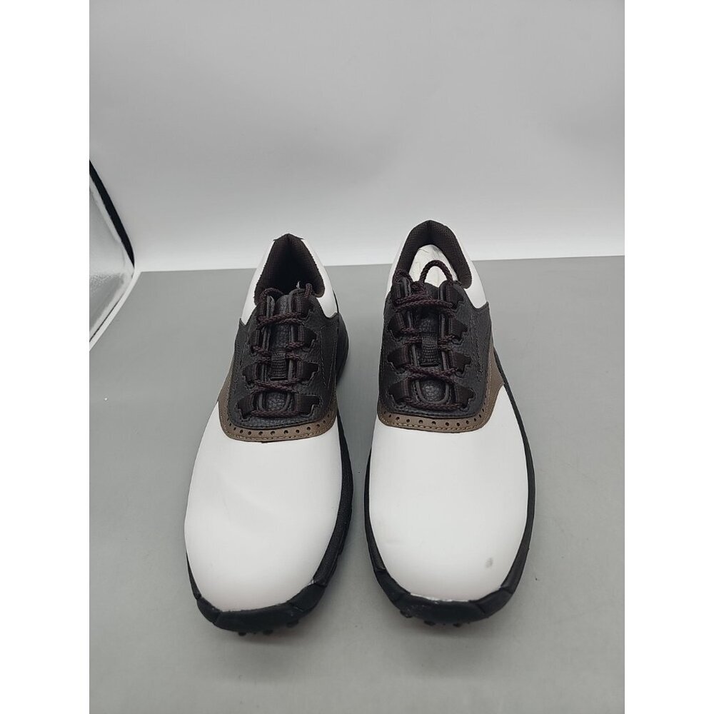 FOOTJOY GreenJoy Golf Shoes Men’s 9.5 W Soft Spike Shoes 45402 New - Picture 2 of 6